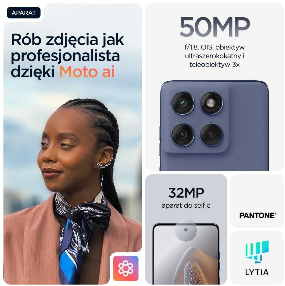 „Motorola edge 60 fusion“ 16,9 cm (6,67 colio) dviejų SIM kortelių „Android 15“ 5G USB C tipo 8 GB 256 GB 5200 mAh Pilkas