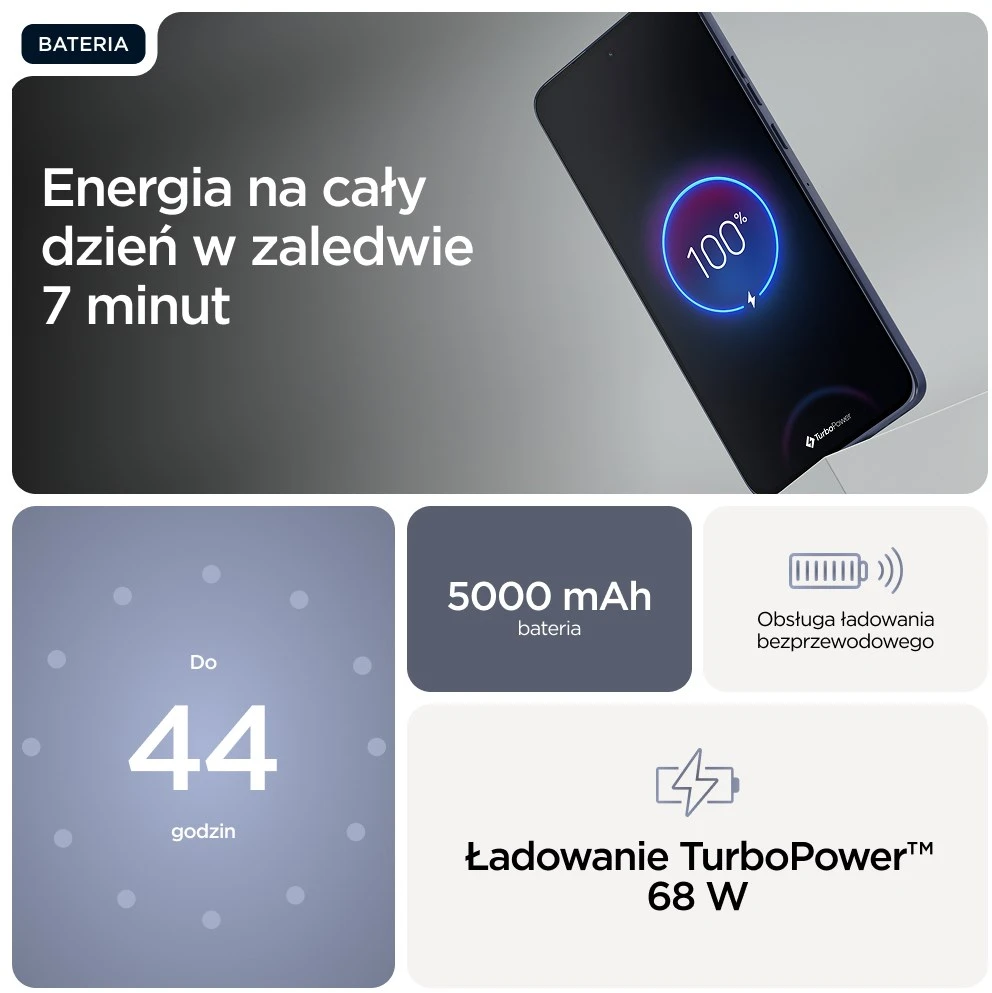 Išmanusis telefonas Motorola Moto Edge 60 Neo 5G | 8 / 256 GB | Pilkas