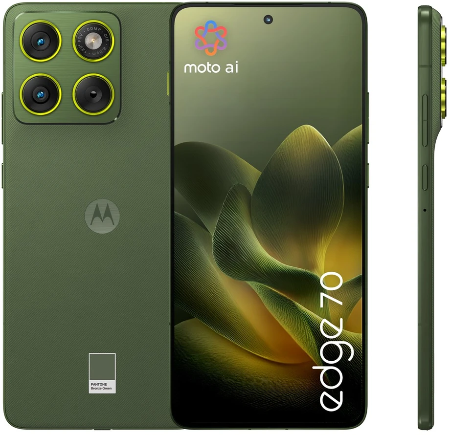 Motorola edge 70 17 cm (6.7") Dual SIM Android 16.0 5G USB Type-C 12 GB 512 GB 4800 mAh Žalias