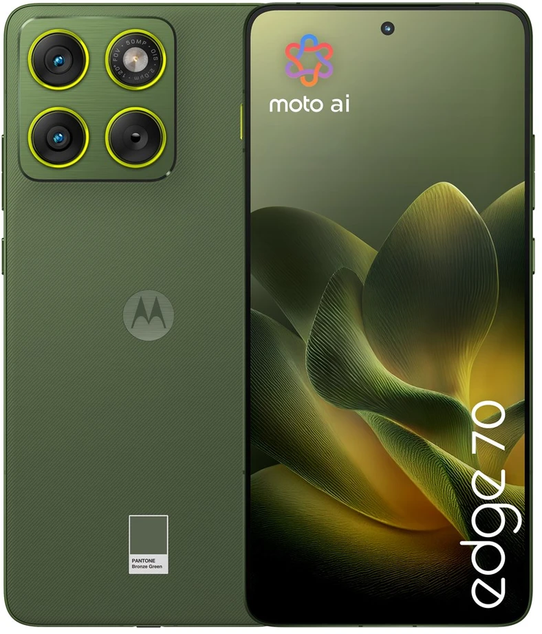 Motorola edge 70 17 cm (6.7") Dual SIM Android 16.0 5G USB Type-C 12 GB 512 GB 4800 mAh Žalias