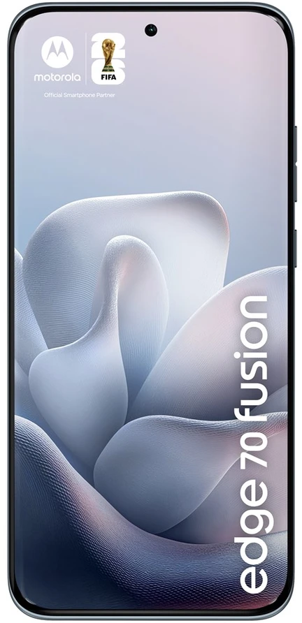 „Motorola edge 70 fusion“ 17,2 cm (6,78 colio) dviejų SIM kortelių „Android 16.0“ 5G USB C tipo 12 GB 256 GB 7000 mAh Šviesusis Mėlyna