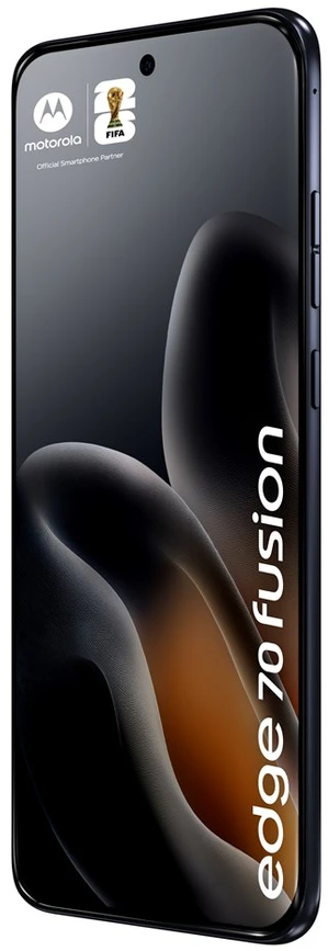 „Motorola edge 70 fusion“ 17,2 cm (6,78 colio) dviejų SIM kortelių „Android 16.0“ 5G USB C tipo 12 GB 256 GB 7000 mAh Juodas