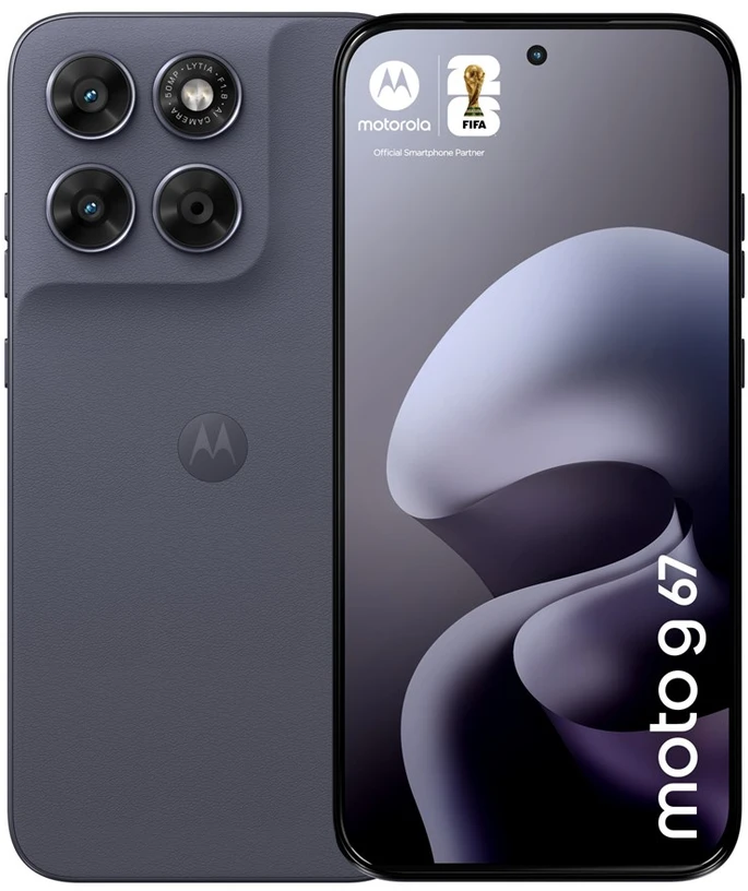 Motorola Moto G67 5G 8/128 GB smartphone in PANTONE Arctic Seal (pilkas)