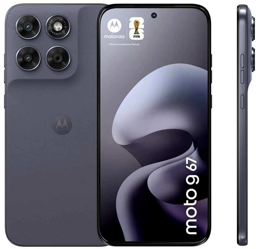 „Motorola Moto G67“ 17,3 cm (6,8 colio) hibridinis dviejų SIM kortelių „Android 16.0“ 5G USB C tipo 8 GB 256 GB 5200 mAh Pilkas