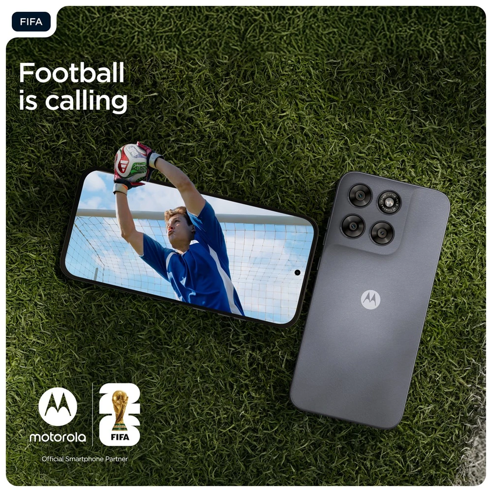 „Motorola Moto G67“ 17,3 cm (6,8 colio) hibridinis dviejų SIM kortelių „Android 16.0“ 5G USB C tipo 8 GB 256 GB 5200 mAh Pilkas