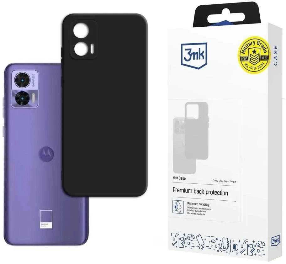 Motorola Moto Edge 30 Neo - 3mk Matt dėklas telefonui juodos spalvos