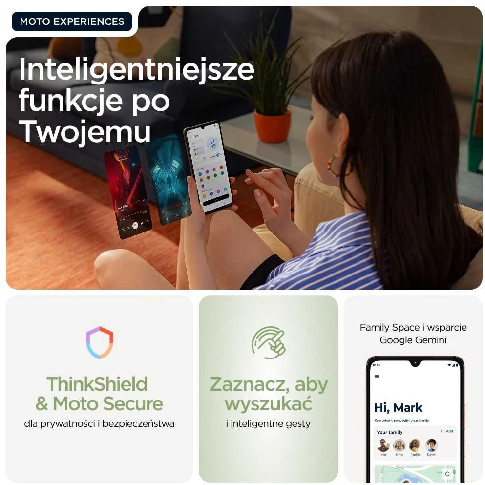 „Motorola Moto G06“ 17,5 cm (6,88 colio) Dviguba SIM kortelė „Android 15“ 4G USB C tipo 4 GB 256 GB 5200 mAh Žalias