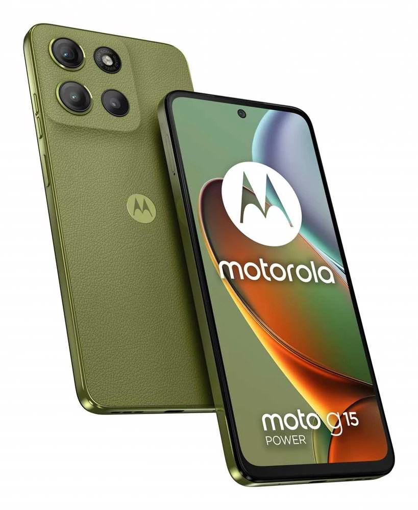 Motorola moto g15 power 17,1 cm (6,72 colio) Dviguba SIM kortelė „Android 15“ 4G USB C tipo 8 GB 256 GB 6000 mAh Žalias
