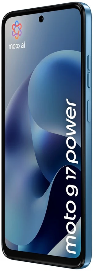 „Motorola Moto G17 Power“ 17,1 cm (6,72 colio) hibridinis dviejų SIM kortelių „Android 15“ USB C tipo 8 GB 256 GB 6000 mAh Mėlyna