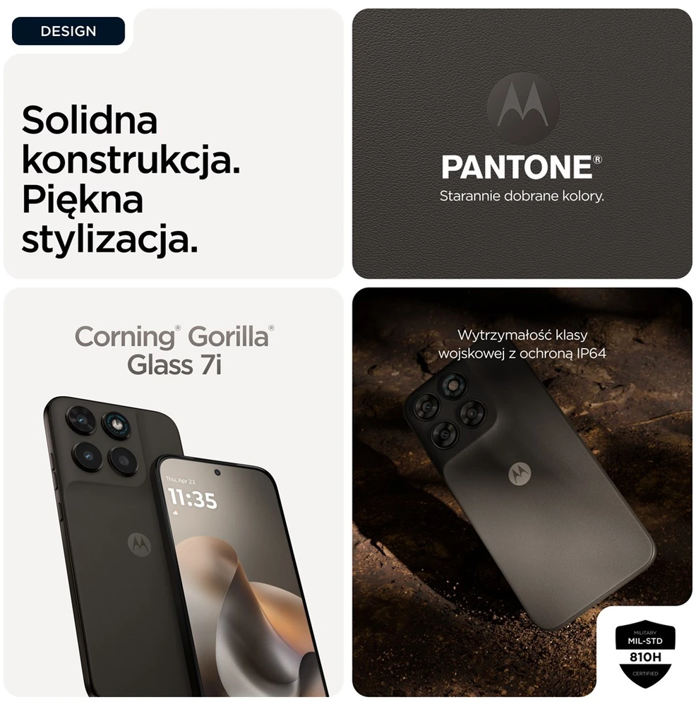 Motorola moto g77 17,3 cm (6,8") hibridinis dvigubos SIM „Android 16.0“ 5G USB Type-C 8 GB 128 GB 5200 mAh juodas