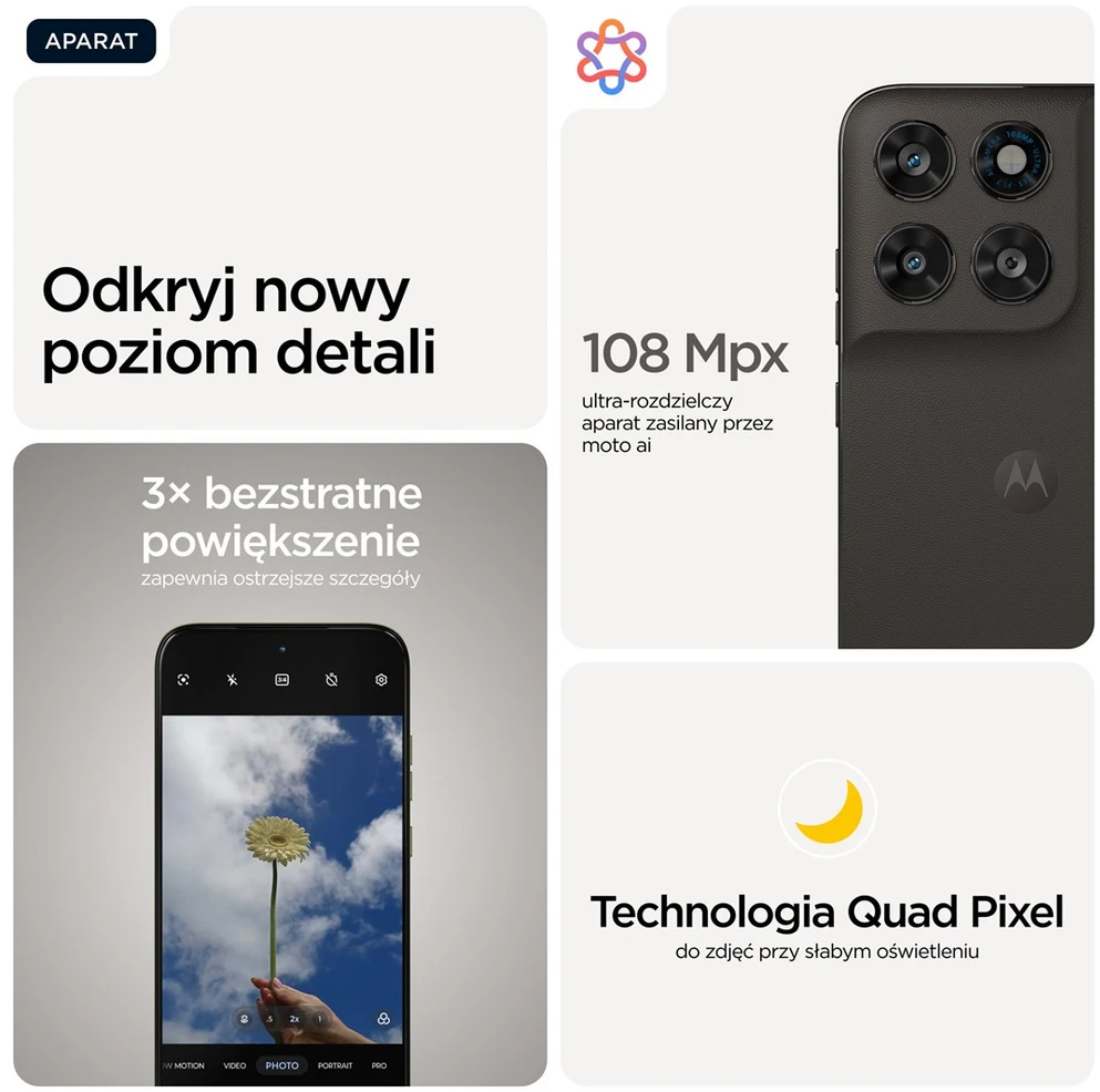 Motorola moto g77 17,3 cm (6,8") hibridinis dvigubos SIM „Android 16.0“ 5G USB Type-C 8 GB 128 GB 5200 mAh juodas