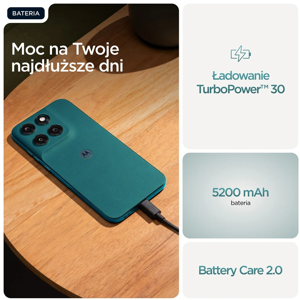 Motorola moto g77 17,3 cm (6,8") hibridinis dvigubos SIM Android 16.0 5G USB Type-C 8 GB 128 GB 5200 mAh žalias