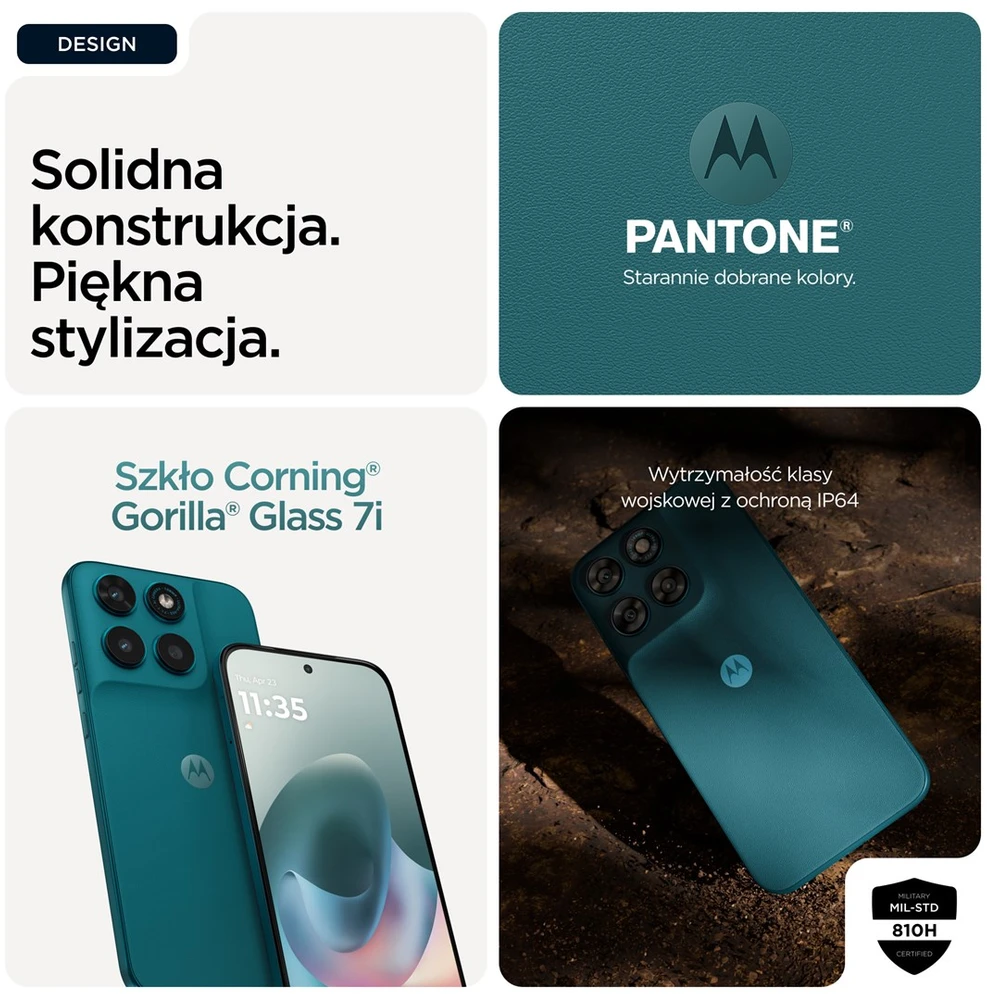 Motorola moto g77 17,3 cm (6,8") hibridinis dvigubos SIM Android 16.0 5G USB Type-C 8 GB 128 GB 5200 mAh žalias