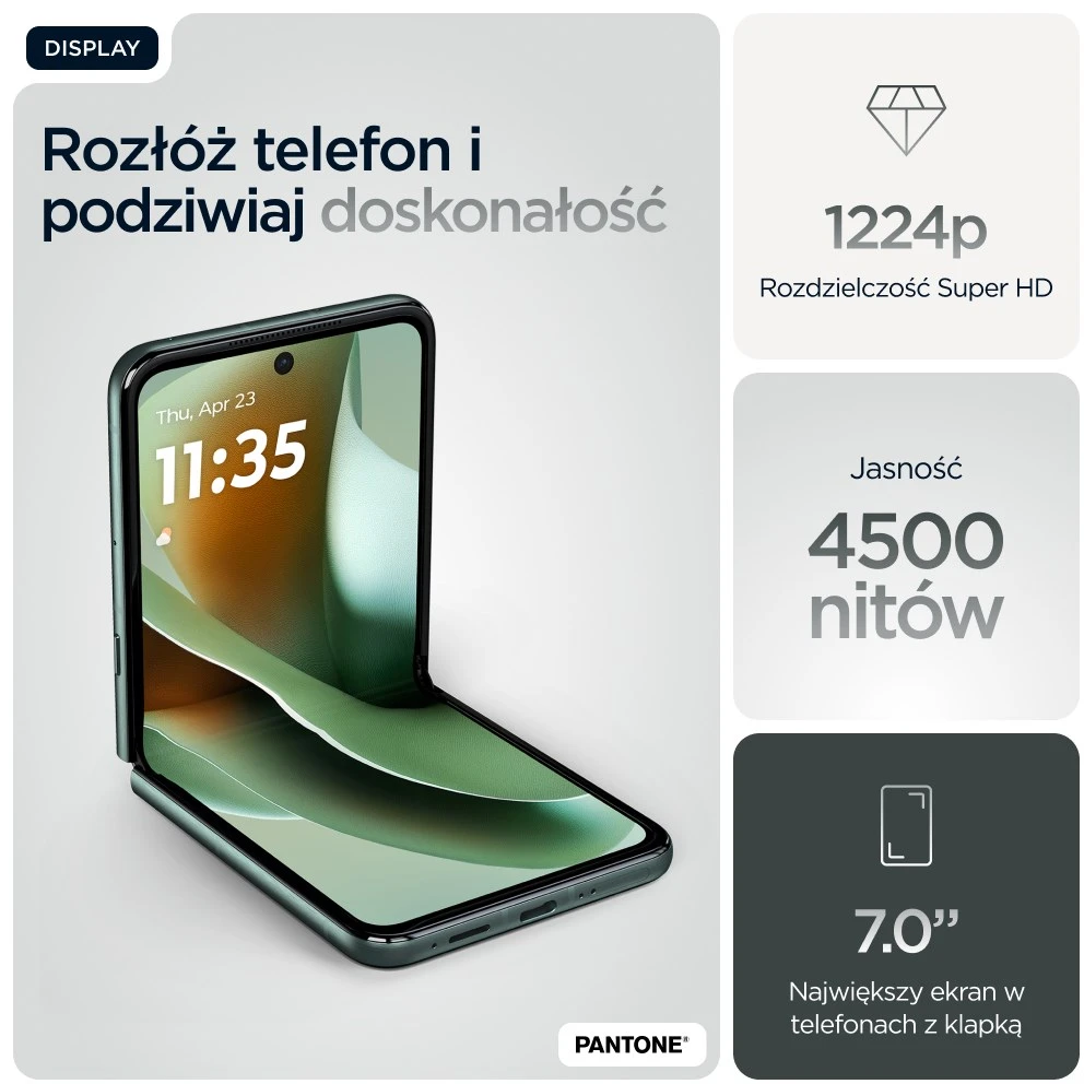 MOTOROLA RAZR 60 ULTRA 16/512GB 4700MAH SCARAB Žalias