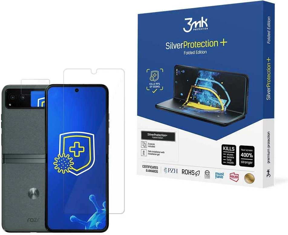 3Mk apsauga Motorola Razr 40 / Razr 2023 – 3mk SilverProtection+ sulankstytas leidimas