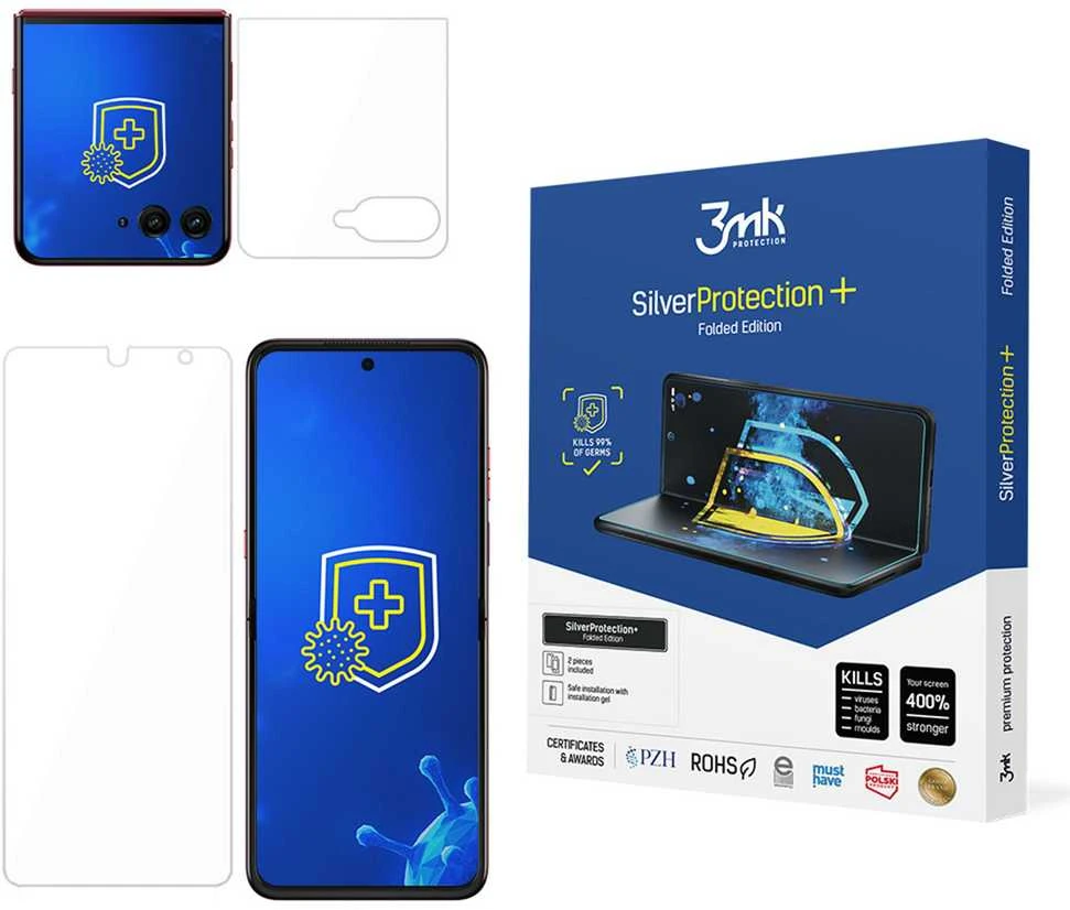 3Mk apsauga Motorola Razr 60 Ultra – 3mk SilverProtection+ sulankstytas leidimas
