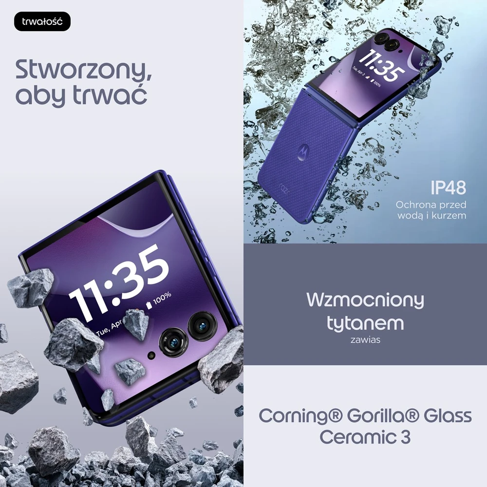 Motorola razr 70 ultra 17.7 cm (6.96") Dual SIM Android 16.0 5G USB Type-C 16 GB 512 GB 5000 mAh Violet