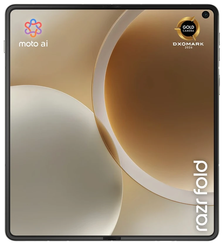 „Motorola razr fold“ 20,6 cm (8,09 colio) dviejų SIM kortelių „Android 16.0“ 5G USB C tipo 16 GB 512 GB 6000 mAh Baltas