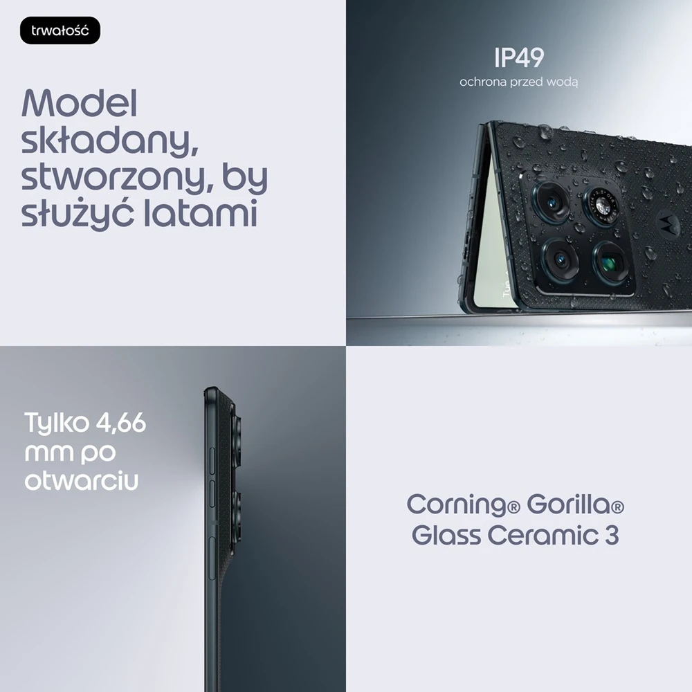 Motorola razr fold 16/512GB Blackened Mėlyna