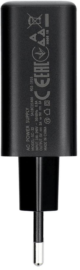 Motorola Travel charger Typ C TurboPower 15W SC-32 juodas bulk