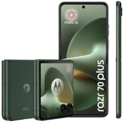 „Motorola Razr 70 Plus 5G“ su dviem SIM kortelėmis, 12 GB RAM, 512 GB RAM ir „Mountain View“