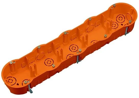 Montavimo dėžutė Pawbol A.0048P, 68 x 46 mm, su varžtais