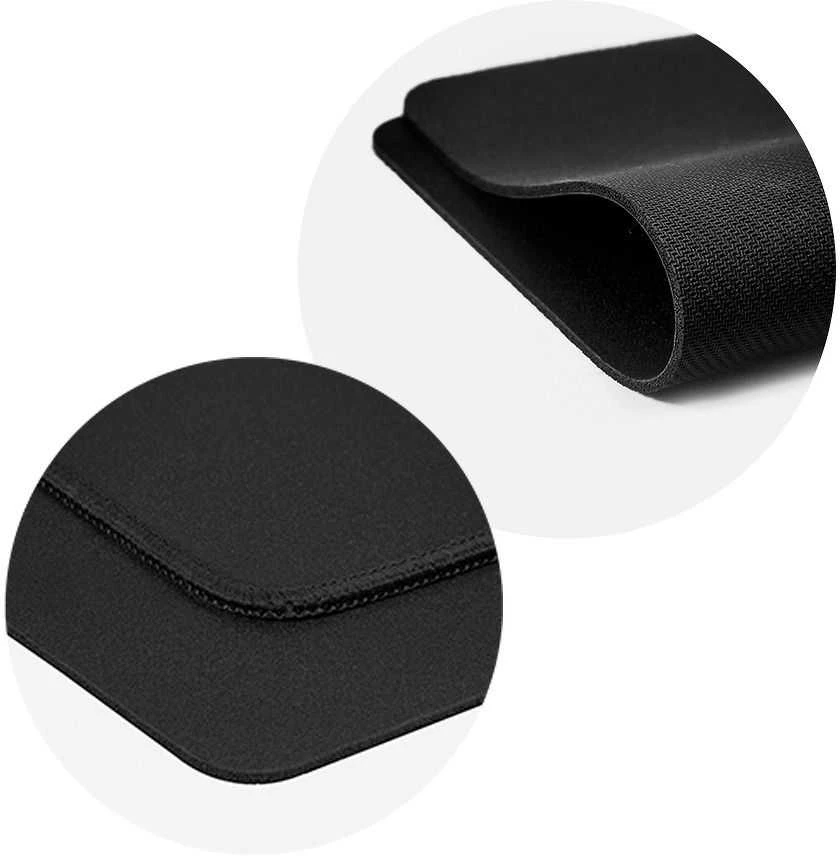 Oem PTC Pelės kilimėlis žaidimams 350x250x3mm, juodas/ juodas stitching