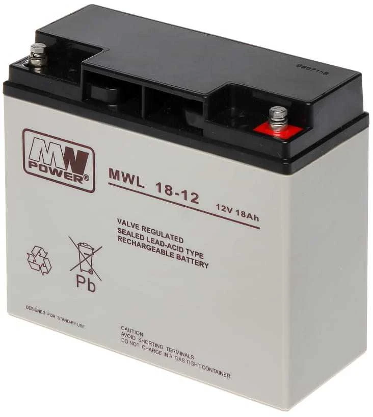 Mpl Power Elektro baterija MW Power AGM MWL 18-1212V/18Ah 181*77*167 (M5)