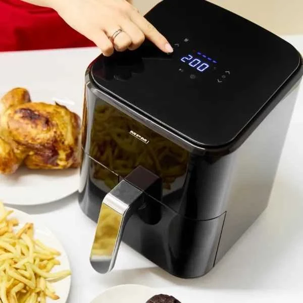 Gruzdintuvė MPM MFR-11 oro keptuvė, atskira, 1400 W, Juodas