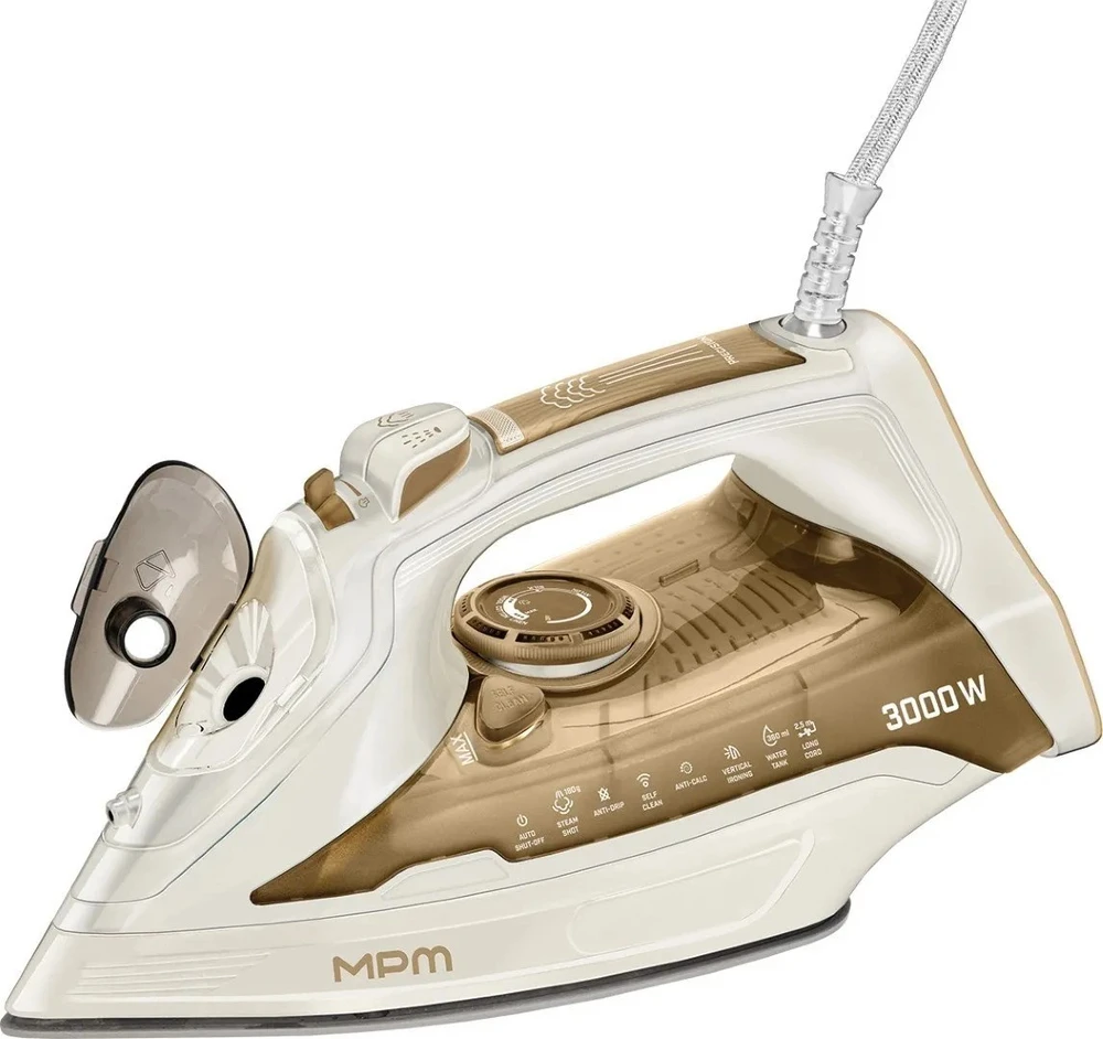 MPM MZE-31 Garų lygintuvas 3500 W Mėlyna, Juodas