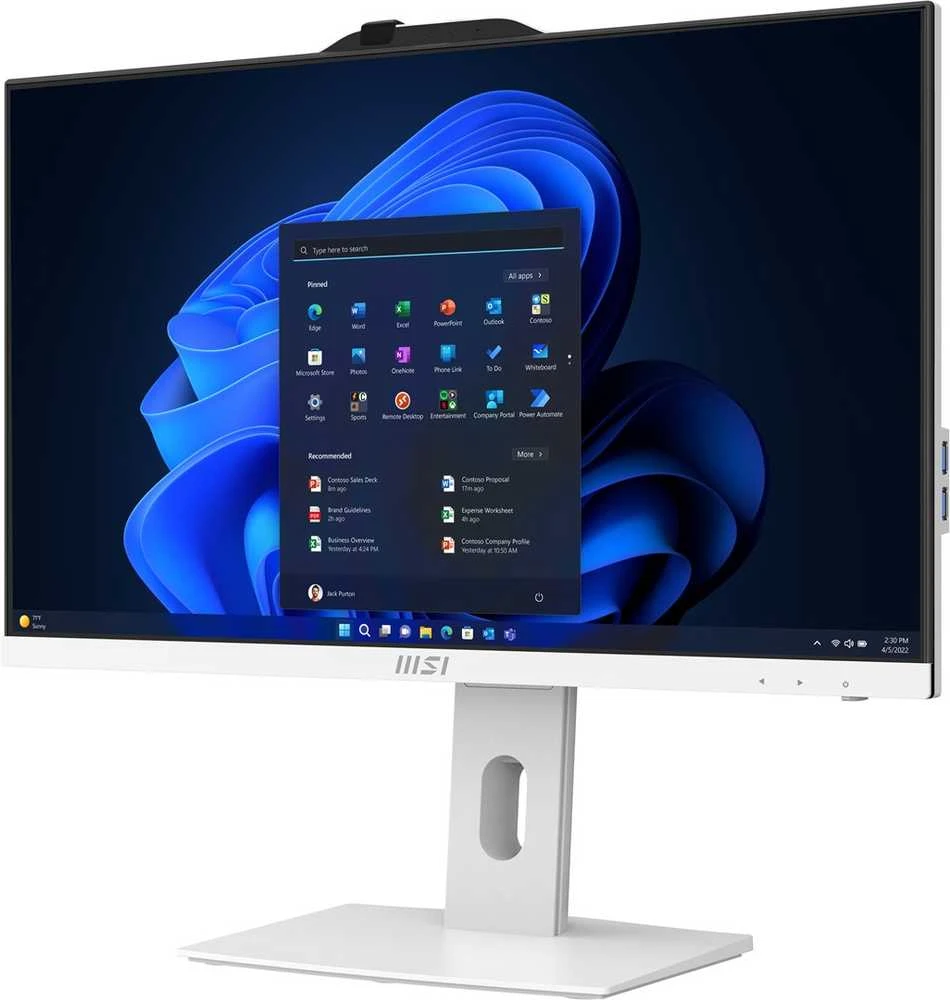 Stacionarus kompiuteris MSI PRO AP242P 14M-691EU Intel Core i5-14400 23,8 colio FHD 2x8GB DDR5 512GB PCIe NVMe Wi-Fi 6E+BT W11P