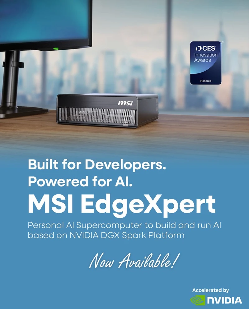 MSI EdgeXpert NVIDIA GB10 | RAM 128GB | 4TB SSD
