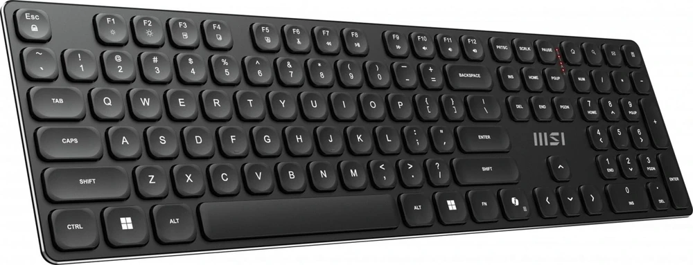 Klaviatūra MSI | FORGE K210 | Klaviatūros ir pelės rinkinys | Wireless | su pele | US | Scissor | Juodas