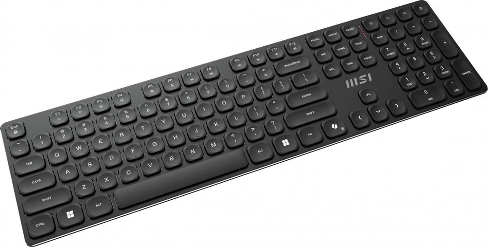 Klaviatūra MSI | FORGE K210 | Klaviatūros ir pelės rinkinys | Wireless | su pele | US | Scissor | Juodas