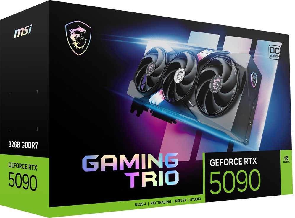 Vaizdo plokštė MSI GAMING GeForce RTX5090 TRIO OC 32GB GDDR7