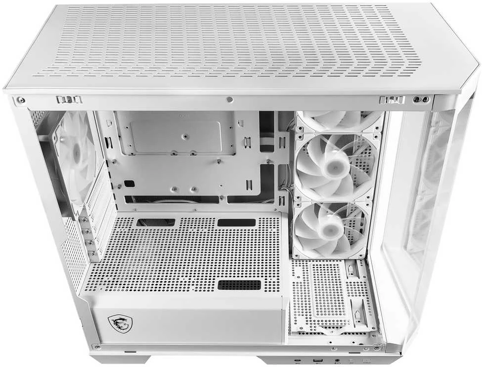 MSI Case | MAG PANO M100R PZ Baltas | Micro ATX Tower | ATX | Baltas