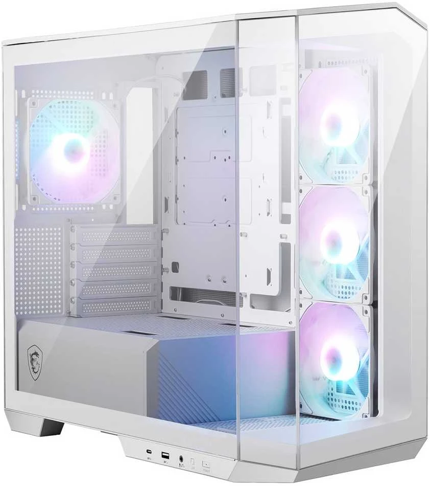 MSI Case | MAG PANO M100R PZ Baltas | Micro ATX Tower | ATX | Baltas