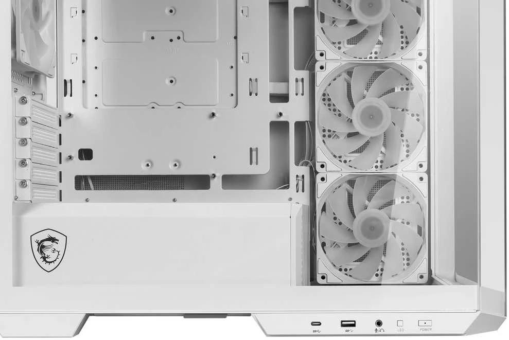 MSI Case | MAG PANO M100R PZ Baltas | Micro ATX Tower | ATX | Baltas