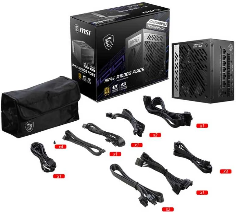 Maitinimo blokas MSI MPG A1000G PCIe5