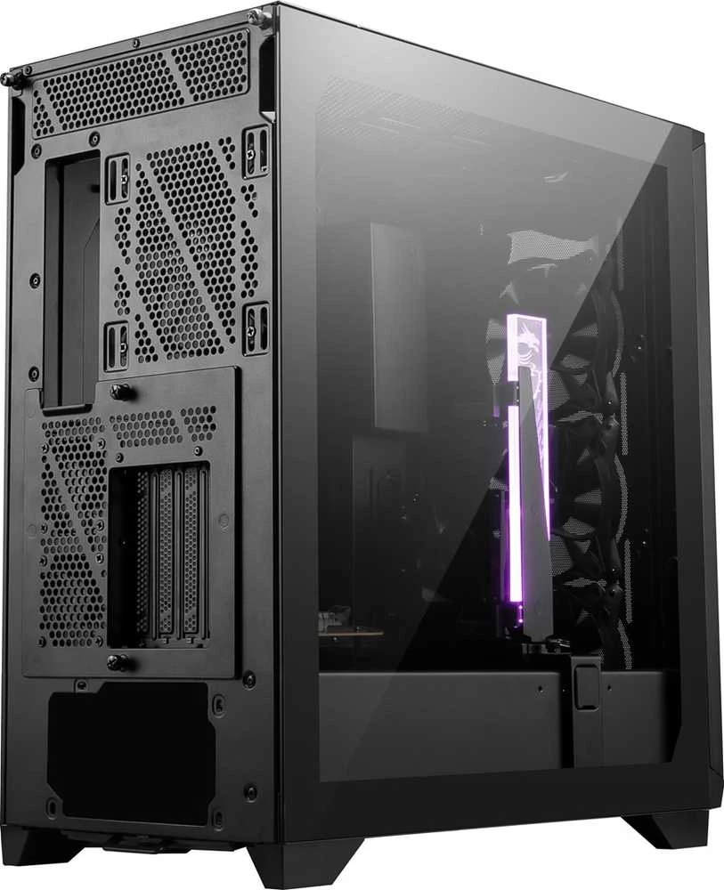 MSI | Kompiuterio korpusas | MPG GUNGNIR 300P AIRFLOW | Šoninis langas | Juodas | Vidutinio dydžio bokštas | ATX