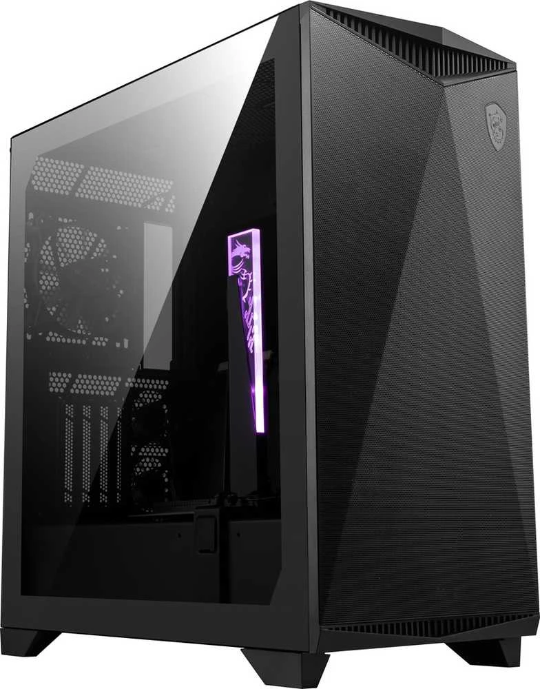 MSI | Kompiuterio korpusas | MPG GUNGNIR 300P AIRFLOW | Šoninis langas | Juodas | Vidutinio dydžio bokštas | ATX