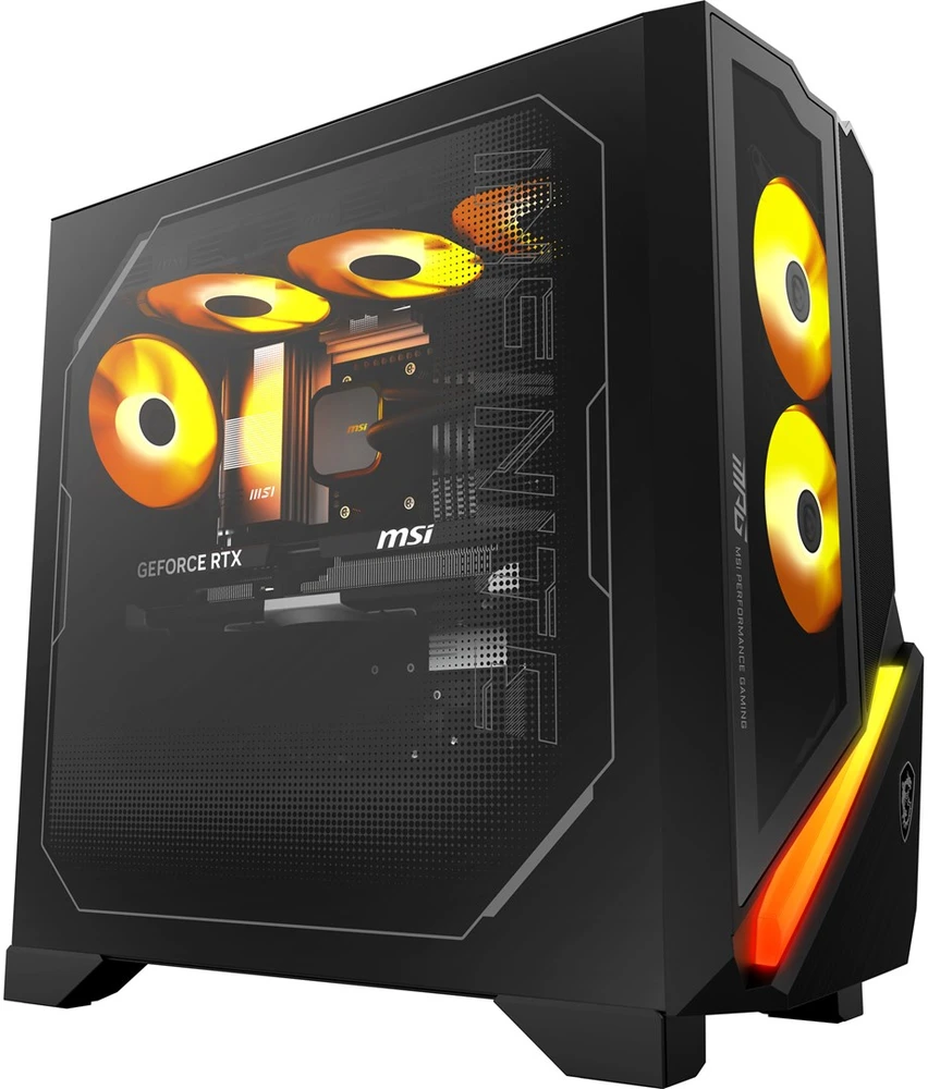 MSI MPG Infinite Z3 X3D 9NVVR7-685EU AMD Ryzen™ 7 9800X3D 32 GB DDR5-SDRAM 2 TB SSD NVIDIA GeForce RTX 5080 Windows 11 Home Desktop PC Juodas