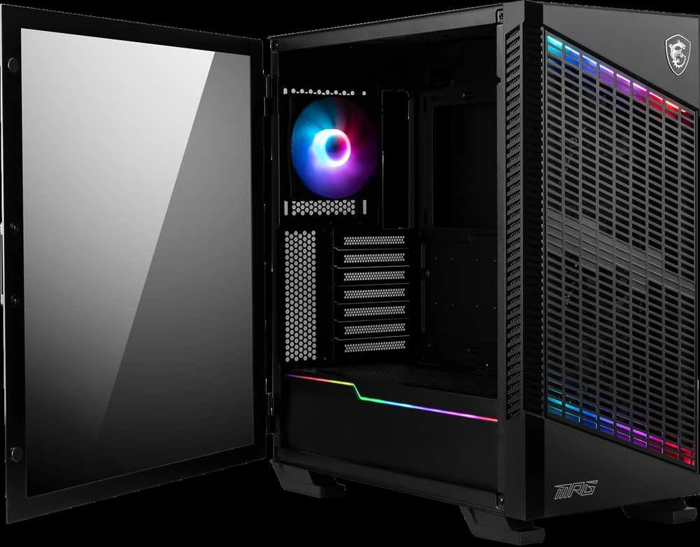 MSI | PC Case | MPG VELOX 100P AIRFLOW | Side window | Mid-Tower | ATX | Juodas