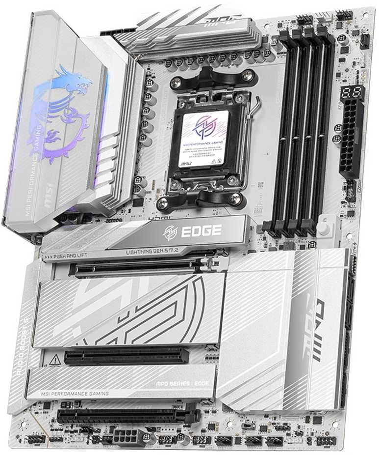 Pagrindinė plokštė MSI MPG X870E EDGE TI WIFI