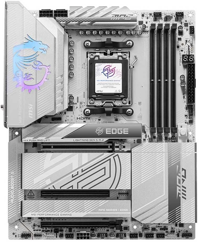 Pagrindinė plokštė MSI MPG X870E EDGE TI WIFI