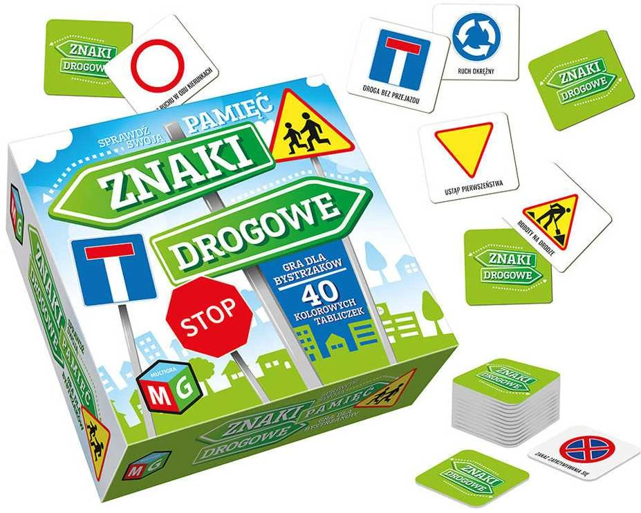 Multigra Multigame Atminties žaidimas Kelio ženklai patikrina jūsų atmintį GR0717