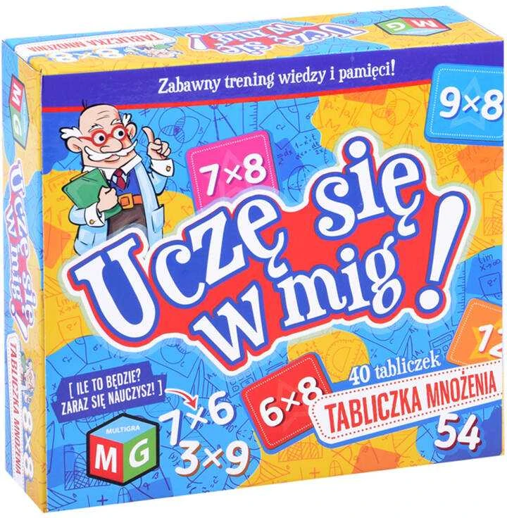 Multigra Edukacinis žaidimas Aš mokausi „Flash“ - daugybos plokštelėje