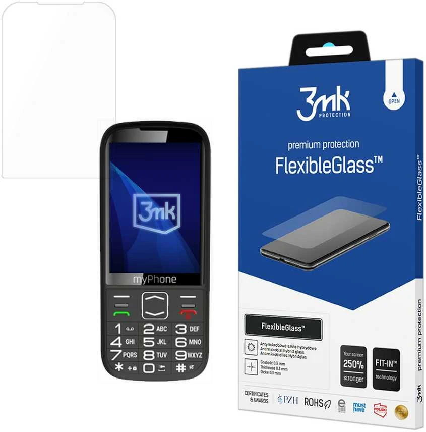 3Mk apsauga „MyPhone Halo 4 LTE“ – 3mk lankstus stiklas