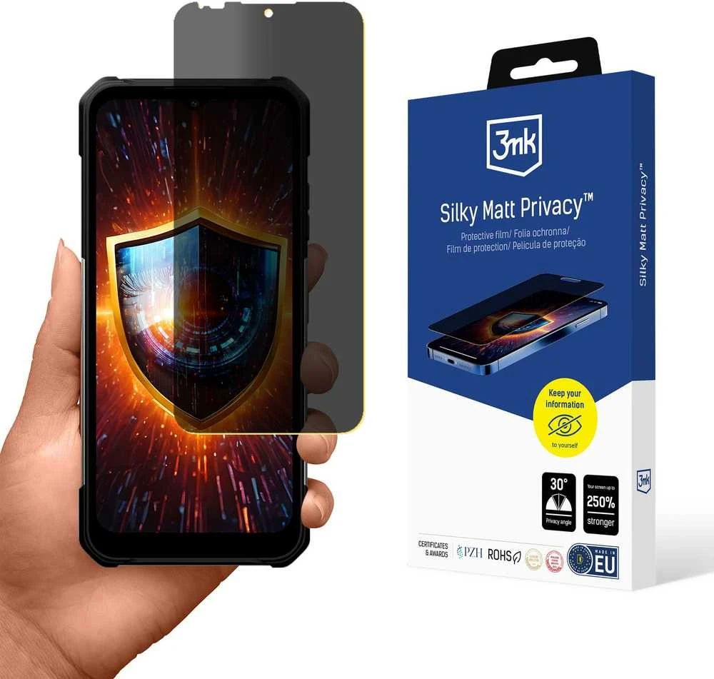 3Mk apsauga MyPhone Hammer Construction 2 5G – 3mk Silky Matt Privatumas