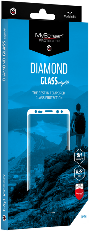 MyScreen MS Diamond Glass Edge 3D Realme 11 Pro/11 Pro+ juodas Apsauginis stiklas